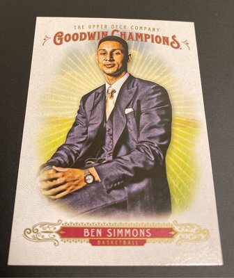 Ben Simmons 2018 Upper Deck Goodwin Champions #25 Base