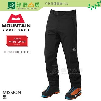 綠野山房》Mountain Equipment 英國 男 MISSION 防風長褲軟殼褲登山褲 黑 ME-003352R