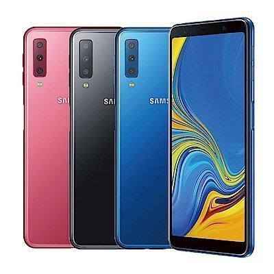 Samsung Galaxy A7 2018-128G--三鏡頭--支援指紋--臉部解鎖--9.8成新--另收中古機--