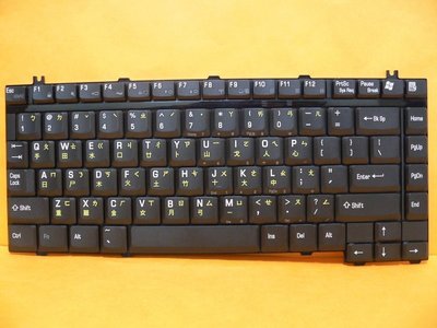 東芝 Toshiba 中文鍵盤 M100 M105 A1 A2 A3 A4 A5 A6 A7 F15 E15 G15