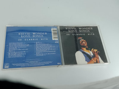 音樂專輯CD 031 史提夫汪達 STEVIE WONDER 情歌 Love Songs 20 classic hits 流行 優雅 時尚 品像如圖 售出不退