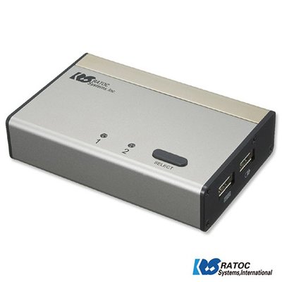 日本RATOC 2-Port DVI USB電腦KVM切換器 (REX-230UDA) T