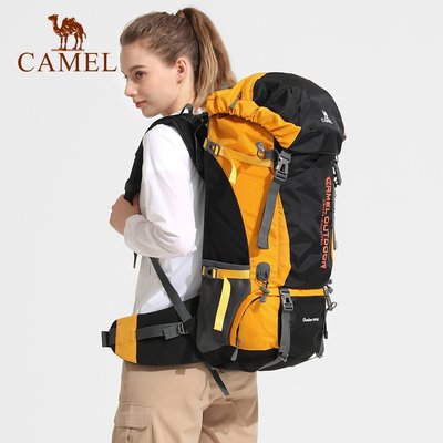駱駝戶外登山包男女大容量專業背包超大防水旅行雙肩包~特價