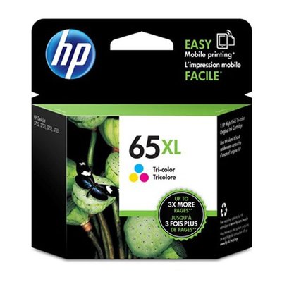 HP 原廠彩色高容量墨水匣 N9K03AA 65XL號 適用 DJ 3720/3721