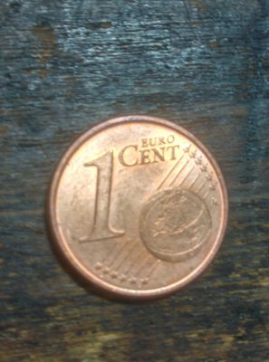 2004歐元1分錢幣