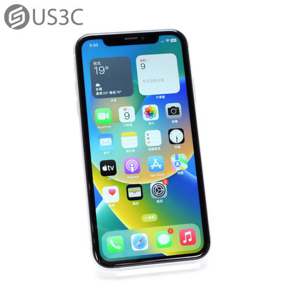 【US3C-台南店】【一元起標】台灣公司貨 Apple iPhone XR 128G 6.1吋 白色 Liquid Retina顯示器 擴增實境 二手手機