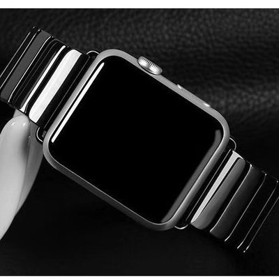 全館免運 陶瓷錶帶 於Apple Watch 8 錶帶 7 6 5 4 SE 41mm 44 45mm 蘋果手錶錶帶 防摔錶帶 可開發票