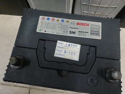 (二手中古電池) BOSCH 55D23L-SMF  免保養汽車電池 數值漂亮，品項優