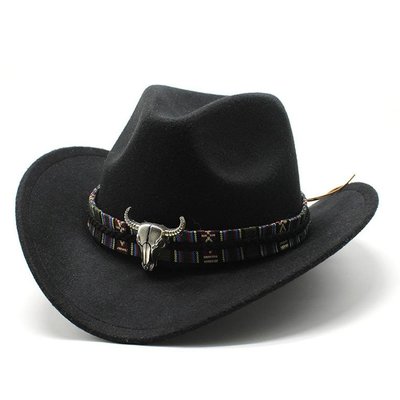 men and women's hat western cowboy jazz sun hat 西部牛仔帽