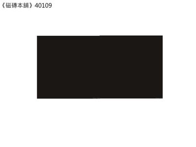 《磁磚本舖》出清品 40109 20x40公分 亮面鏡面黑壁磚 時尚黑壁磚 套房磁磚 純黑