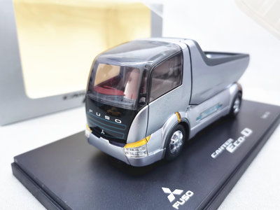 汽車模型 1/43 三菱 FUSO CANTER 概念車貨櫃輕卡卡車汽車模型 Mitsubishi