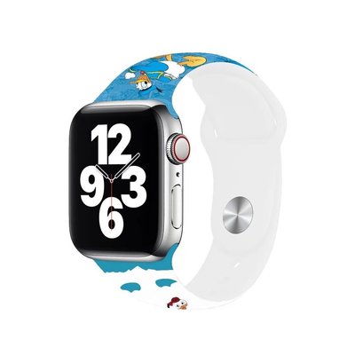全館免運 Apple Watch錶帶 卡通 唐老鴨  iwatch 3 4 5 6 7 8 Ultra SE 矽膠錶帶 可開發票