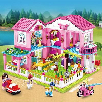 適用於樂高積木女孩子系列益智拼裝公主別墅城堡玩具兒童生日禮物B21