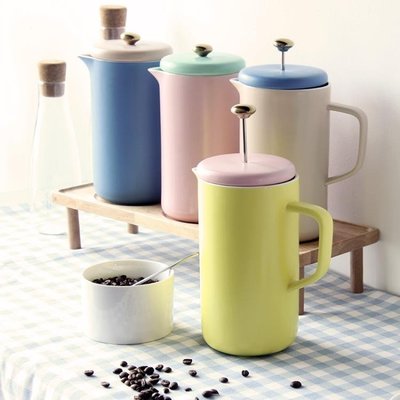 現貨熱銷-法式陶瓷過濾壓濾壺家用咖啡發法壓壺簡易壓茶沖咖啡器具