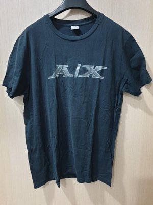 Armani Exchange T恤 A/X AX 短袖 大logo 上衣 T-shirt L號