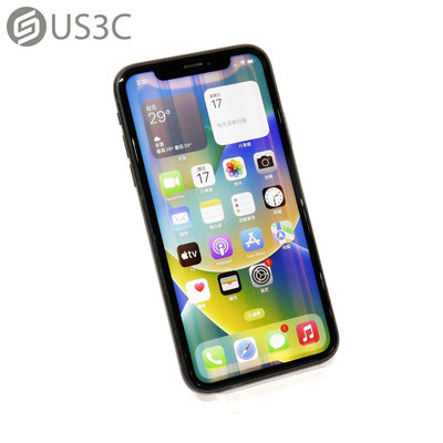 【US3C-青海店】【一元起標】台灣公司貨 Apple iPhone XR 64G 黑色 6.1吋 全螢幕LCD 臉部解鎖 4G LTE 二手手機