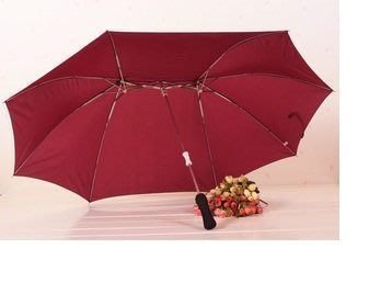 【熱賣精選】雙頂直柄加大晴雨傘情侶傘 雙人傘 超大傘面 舒適手柄 一個價