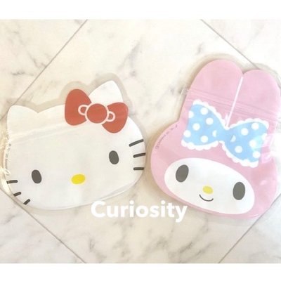 【Curiosity】日本Sanrio三麗鷗一般物品收納夾鏈袋(五入) Hello Kitty/美樂蒂 $150↘$99