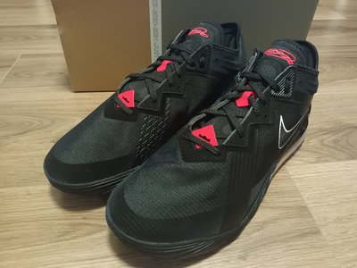 1 黑紅配色籃球鞋 Nike LeBron 18 low ep React us12 30cm 全新正品公司貨