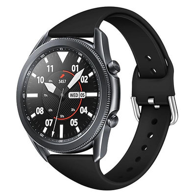 手錶帶適用samsung三星Galaxy Watch Active3代手錶硅膠錶帶 縮身錶帶