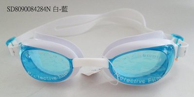 現貨2017【Speedo女用】成人女用進階泳鏡AQUAPURE/ SD8090084284N白-藍