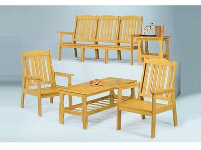 【上丞辦公家具】台中免運 本色單面實木組椅 實木沙發 實木組合椅 實木組椅 客廳椅 實木椅 180-7