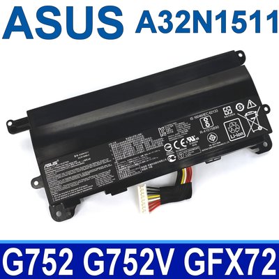 ASUS A32N1511 原廠電池 G752V G752VW G752VL G752VM G752VT G752VY
