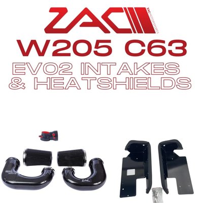 =1號倉庫= ZAC Evo2 Carbon 碳纖維 進氣套件 隔熱板 BENZ W205 C63