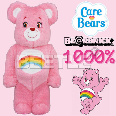 BEETLE BE@RBRICK CHEER BEAR COSTUME 彩虹熊 CAREBEAR 庫柏力克熊 1000%