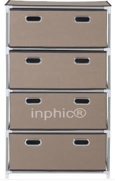 INPHIC-4層臥室床頭櫃 客廳簡易組合抽屜櫃 收納置物櫃