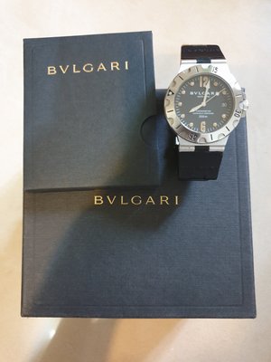 BVLGARI絕版橡膠錶帶機械錶(特價中)