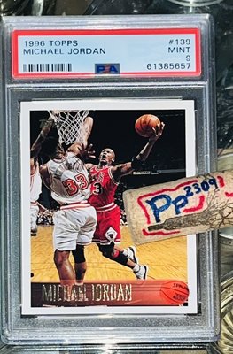 (794) 1996-97 PSA 9 TOPPS Michael Jordan #139