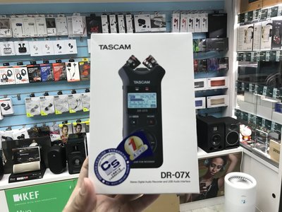 送32g記憶卡 Tascam DR07X 公司貨 可當USB麥克風  DR-07X 錄音筆 禾豐音響