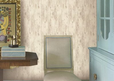 [禾豐窗簾坊]仿建材/仿木質紋板塊直條紋壁紙(4色)/壁紙窗簾裝潢安裝施工