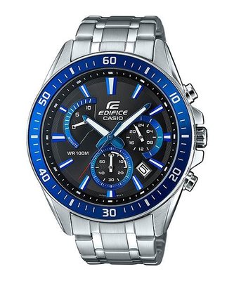 【CASIO EDIFICE】EFR-552D-1A2 (現貨) 100米、計時碼錶、賽車錶另有GSHOCK