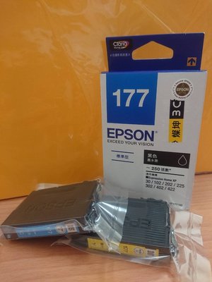 EPSON NO.177 原廠黃色.藍色墨水匣(出清特惠) 適用：XP102/202/302/402/225/422