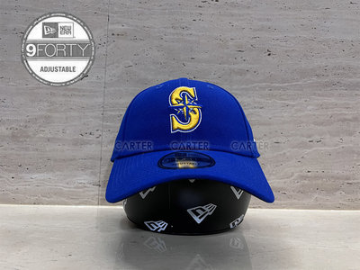 New Era x MLB Seattle Mariners 9Forty 美國大聯盟西雅圖水手隊藍色鴨舌帽日本引進