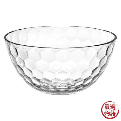 六邊形剉冰碗 | 鑽石切割設計 | 蜂槽狀 造型玻璃碗 玻璃碗 沙拉碗 剉冰碗 涼拌 冰品 小