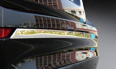 ~歐力車飾~寶馬 BMW E71 X6 後保桿裝飾條 X6 後保險桿飾條 X6 保險桿裝飾亮條  不鏽鋼材質