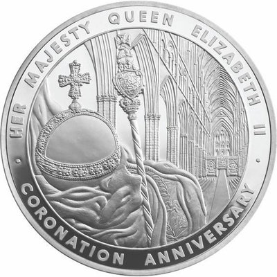 英國女王 加冕銀幣 60週年紀念 5盎司 禮盒 伊莉莎白二世 西敏寺 紀念幣 倫敦地標建築 世界遺產 龍年送禮 新年禮物
