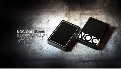 【USPCC 撲克】BLACK NOC Out Deck
