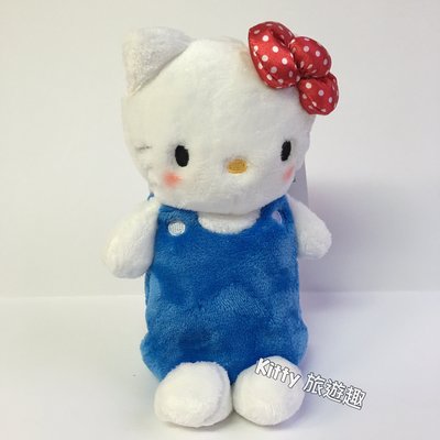[Kitty 旅遊趣] Hello Kitty 筆袋 造型立式筆袋 絨毛筆袋 文具收納袋 化妝包 凱蒂貓坐姿造型