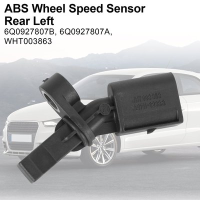 Audi VW Polo Seat Ibiza Skoda 6Q0927807B ABS 車輪速度傳感器左後