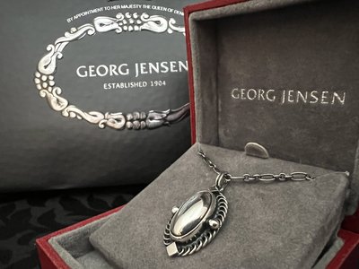 Georg Jensen 2004 年度寶石項鍊 銀石 *** 已蒙收藏，請勿下標 ***