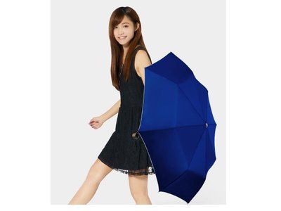 【折疊 雨傘】全纖維無敵小折銀素.三折防風.晴雨傘【安安大賣場】