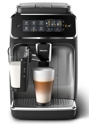 飛利浦 EP3246 / 70  咖啡機，咖啡（LatteGo牛奶系統）黑色