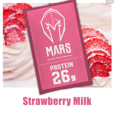 戰神Mars 低脂乳清 乳清蛋白 草莓牛奶 (水解乳清蛋白)  (超商寄送限一盒)