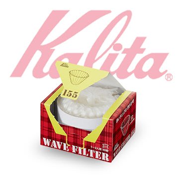 【日本】Kalita 155系列濾杯專用酵素漂白蛋糕型波紋濾紙(50入) (7859088)