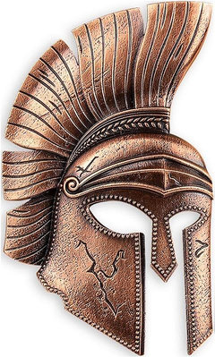 （二手）-現貨 所羅門2023年特洛伊頭盔 士兵面具異形鍍銅10盎司銀 錢幣 紀念幣 花鈿1376【奇摩錢幣】