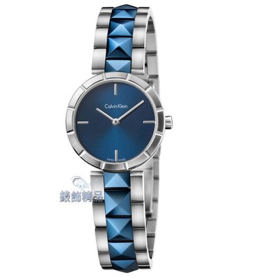 Calvin Klein CK K5T33T4N手錶 edge邊緣系列 女錶 藍 全新原廠正品【錶飾精品】